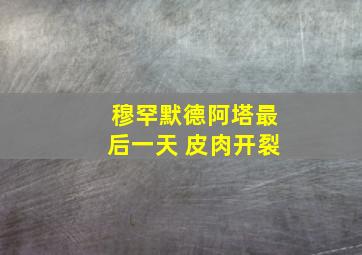 穆罕默德阿塔最后一天 皮肉开裂